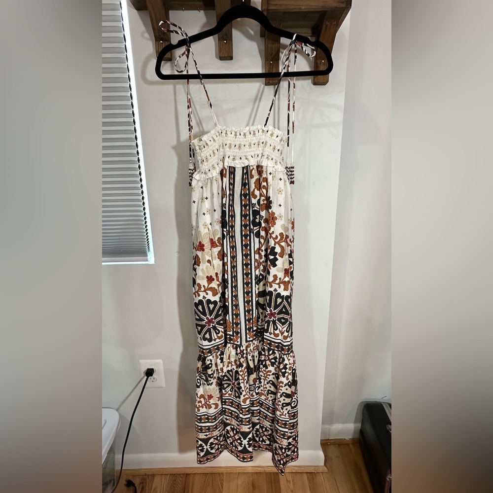 FARM Rio Multicolor Patterned Midi Dress - Picture 5 of 11